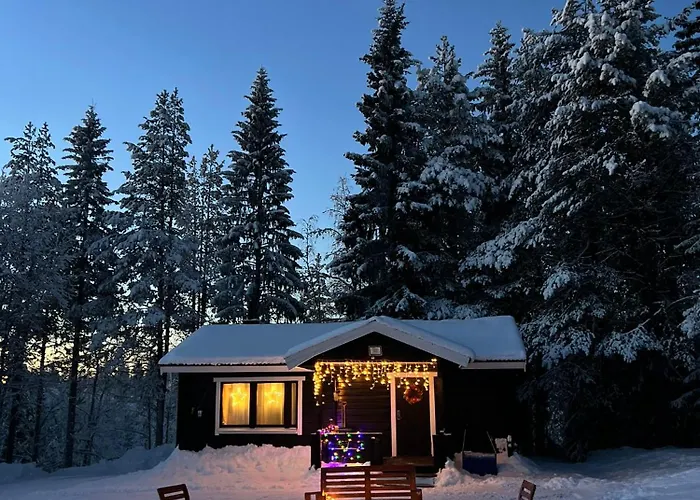 Gemuetliches Blockhaus Im Wald